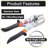 45-135 Degree Adjustable Miter Cutter – Multi-Angle Scissors for Plastic, PVC, Molding Trim, Wall Panels