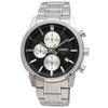 Casio Standard Men's Watch MTP-E510D-1A2V 1/10 Second Chronograph Quartz Black/Silver