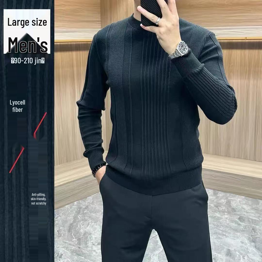 Men s Winter Knitwear Round Neck Pullover 3XL