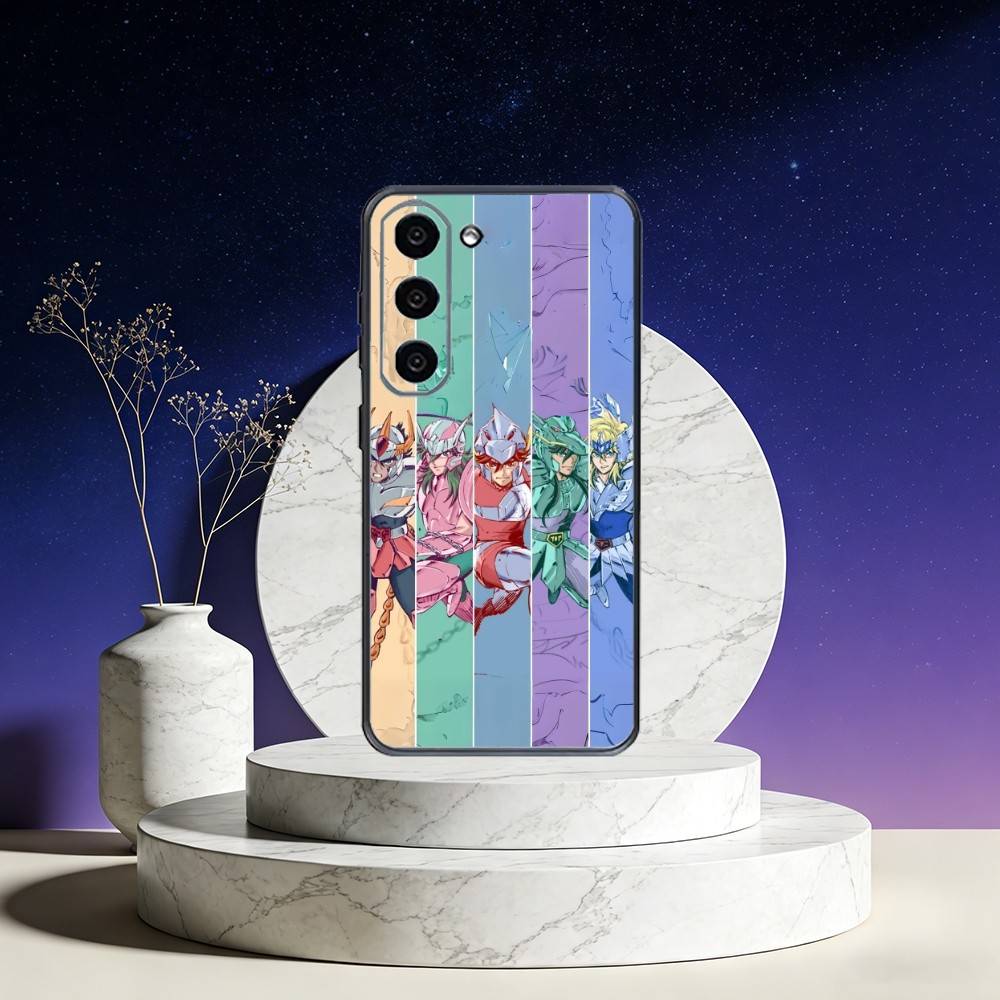 

S-Saint Seiya Knights Zodiac Phone Case For Samsung Galaxy A73,A72,A71,A70,A53,A52,A51,Others Soft Black Cover Samsung a72