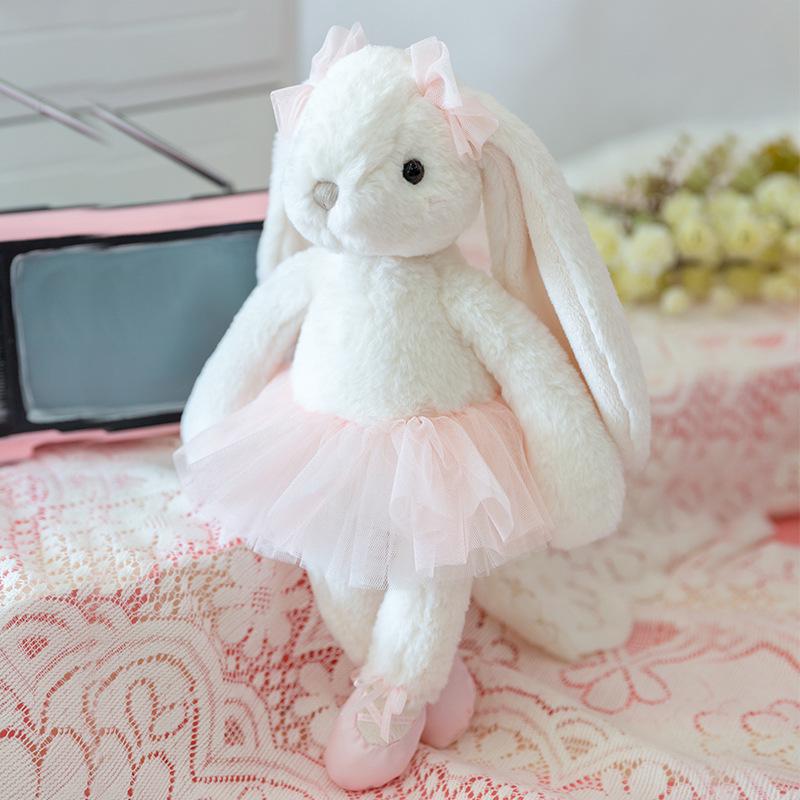 

Gabrielle Ballet Rabbit Plush Toy - Snuggly Companion for Sleeping and Birthday Gift for Girls 30cm