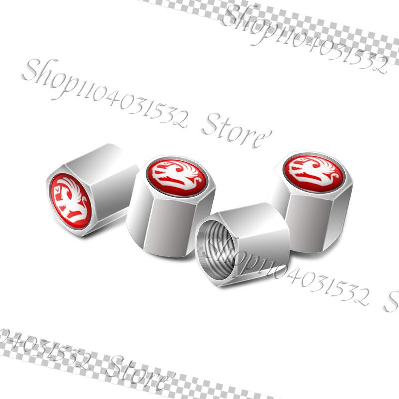 4Pcs Metal Car Styling Tire Valve Caps Tyre Wheel Stem Air Valve Cover For Vauxhall Astra H J G Vectra C Insignia Zafira Corsa