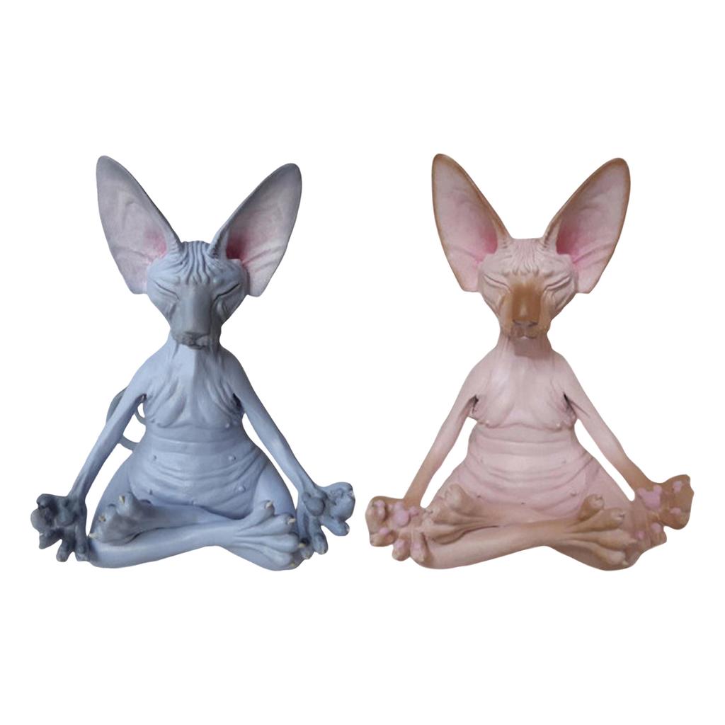 Jóga Meditace Bezsrstá kočka, Stolní ozdoba