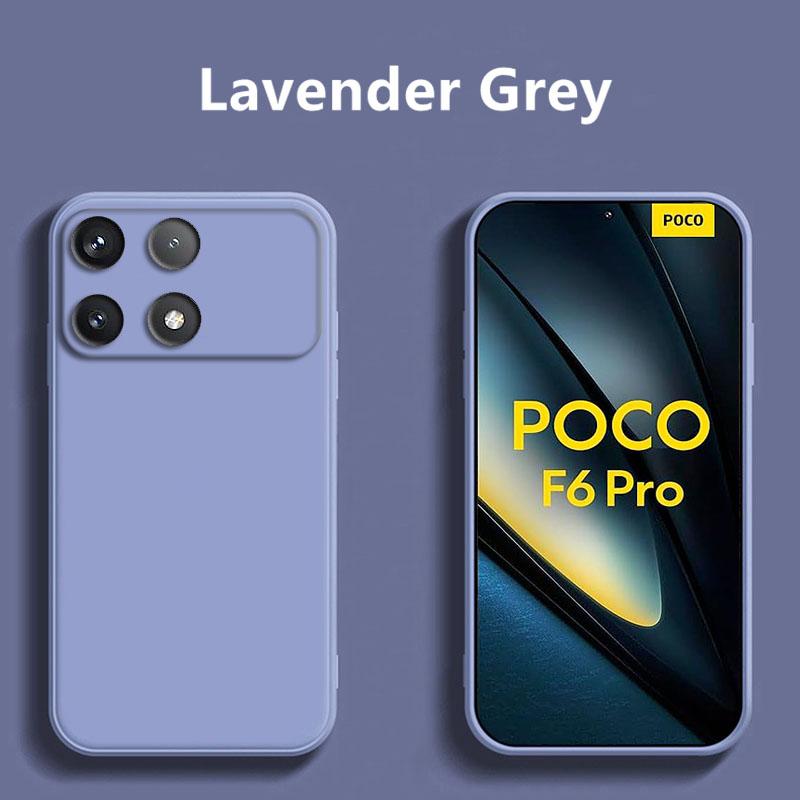 

Чехол для Xiaomi Poco F6 Pro Чехол для Xiaomi Poco F6 Pro Funda Liquid Silicon capa Задняя крышка телефона для Xiaomi Poco F6 Pro For Redmi K70