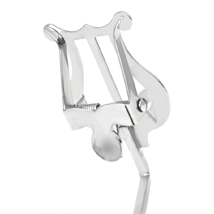 Porta graffette, lira, supporto musicale, clip, supporto per flauto, espandibile, flauto, lira