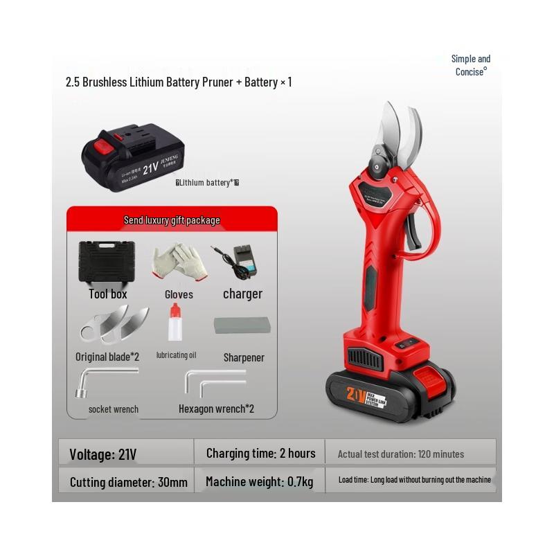 Cordless Telescopic Electric High Branch Pruner CN plug (adapter included)