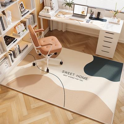 Computer Chair Cushion Rug Bedroom Study Desk Chair Foot Mat e-Sports Chair Swivel Chair Protection Carpet Home Decor