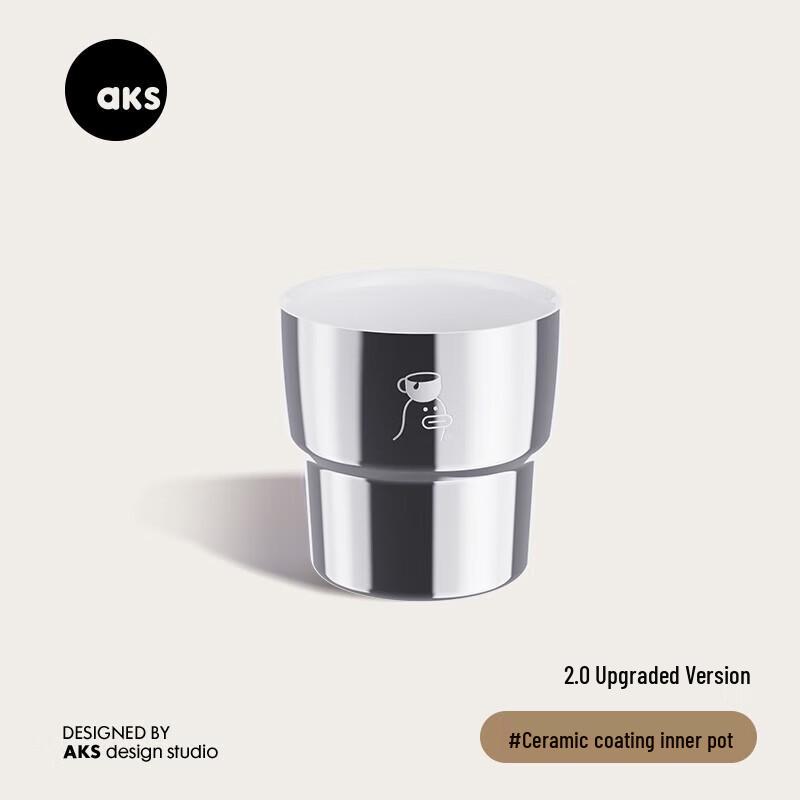 AKS 304 Stainless Steel Double-Layer Insulated Espresso Share Cups