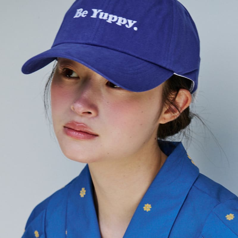 

YUPPE Y RIBBON BALL CAP_BLUE BLUE