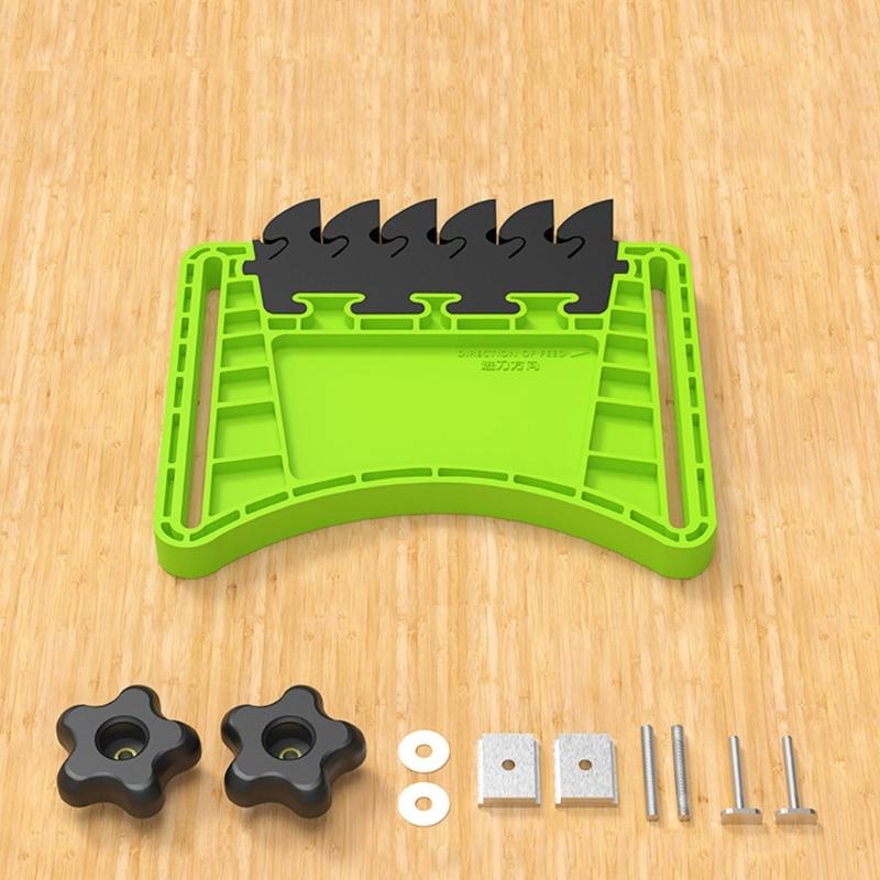 Featherboard Miter Gauge Slot Suitable For Woodworking Tool Offering Superior Kickbacks Prevention Vibration Absorption