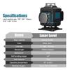 Multifunctional 16 Lines Laser Level 3 degrees  Self-leveling Machine Rechargeable Lithium Battery Leveling
