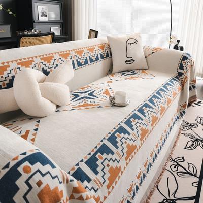 All-season Camping Picnic Blanket Cover Sofa Cover  Home Chenille Ethnic Style Sofa Mat Throw Blankets