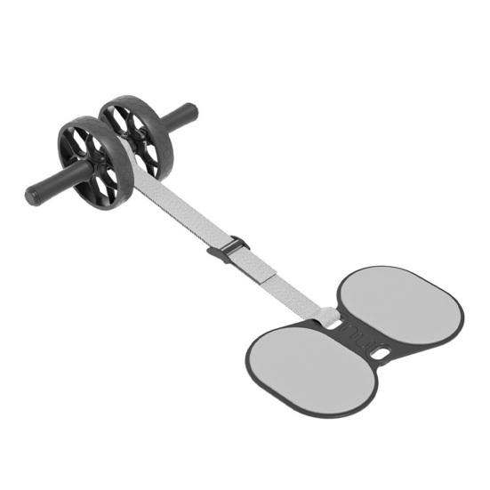 Abdominal Roller Wheel with Adjustable Resistance Automatic Rebound Men Women Core Workout Equipment 2 Wheels Abdominal Exerciser Trainer