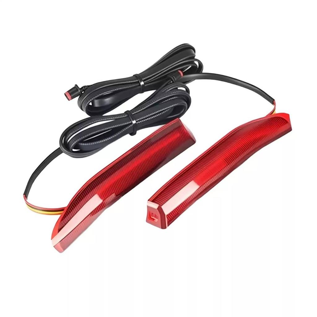 Sleek-Profile Motorcycle Tail Lights Slim Brake Light Strip Bright