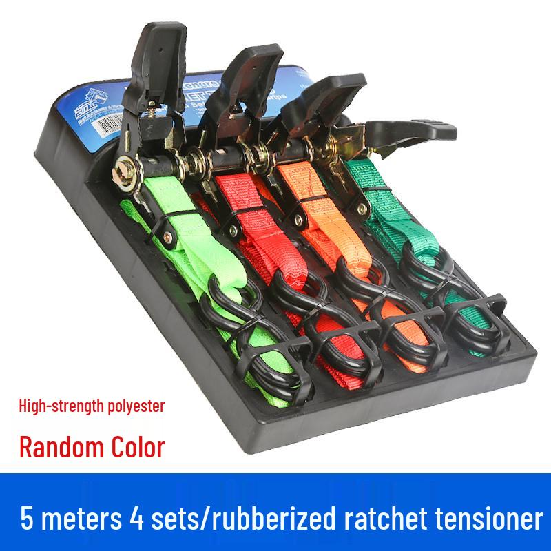 25mm Polyester Self-Driving Off-Road Luggage Ratchet Tie-Down Straps