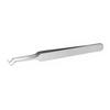 Stainless Steel Acne Blackhead Removal Tweezer Beauty Nipper Makeup Tool (Hooked Tip 8.7cm)