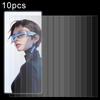 10pcs 0.18mm High Aluminum Tempered Glass Film, Support Fingerprint Unlocking