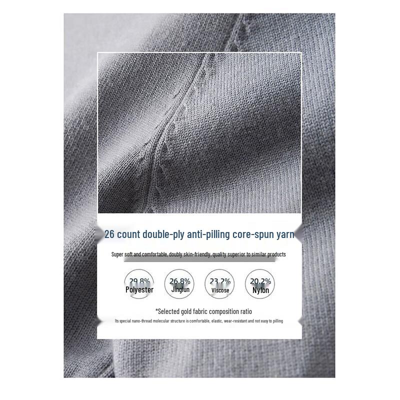 PLAYBOY Men's Mock Neck Casual Knit Sweater