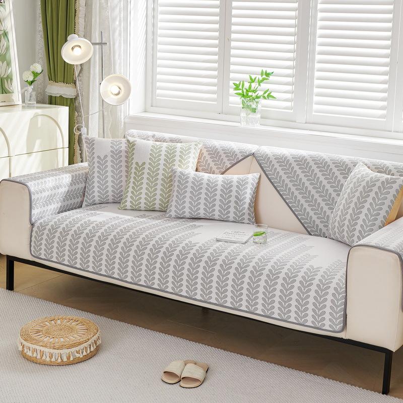 Ice Silk Sofa Cushion Summer  New High-End Mat Seat Cushion Non-Slip Sofa Cover Cover Summer Model