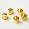 10Pcs Aluminum Candle Cups Bowl Candlestick Metal Candle Holder Cup Drip Protectors Empty Case for Candle Making
