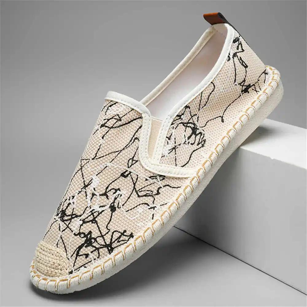 Demi-season Cream Men's Boots Gray Hight Top Sneakers Shoes Boots Sports Beskets Snaeaker Loofers New Season Outing