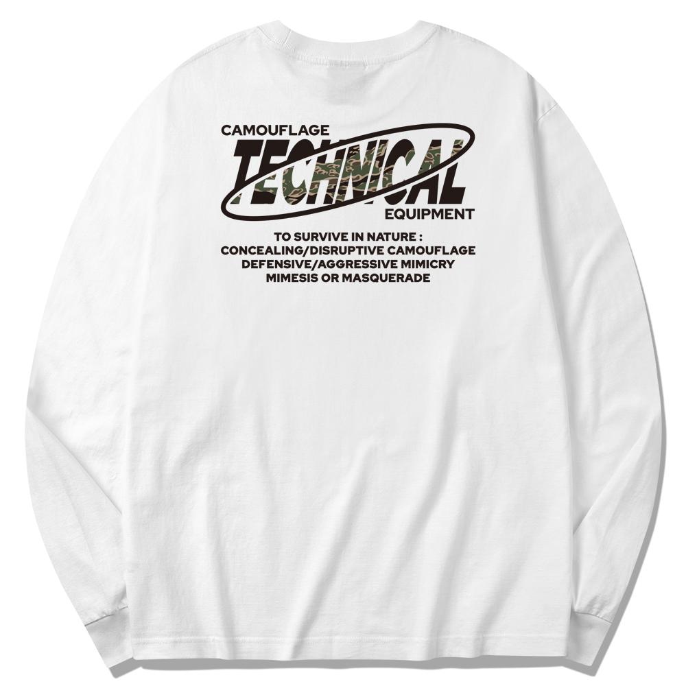 Seupeullaesikodeu Long Sleeve White - Tiger Stripe