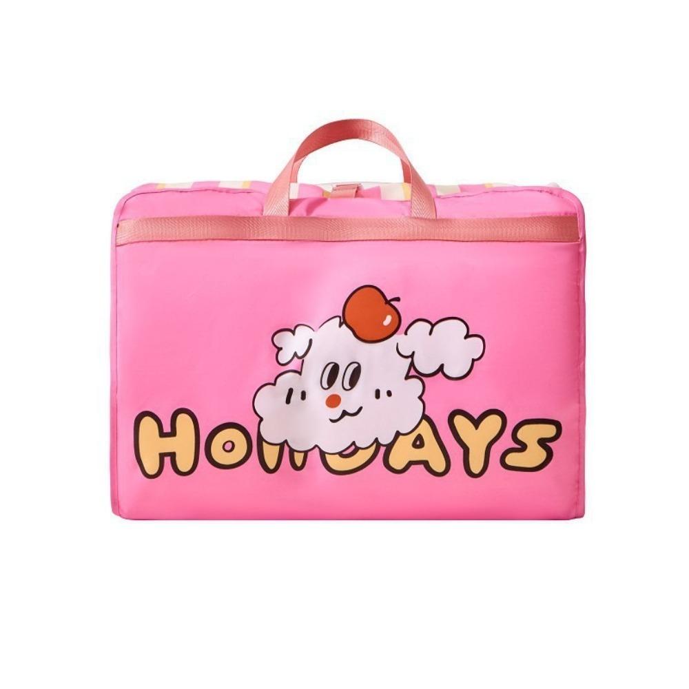 

Легкая дорожная сумка для хранения с разделителями, ручная сумка для хранения, деловая поездка розовый