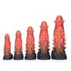 Muscle God's New Anal Plug Shaped Silicone Dildo Soft Mixed Color Female Simulation Masturbator
