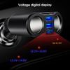 Car Charger Dual USB 2 Port Digital Display Rotatable Car Charger Power Adapter Car Styling for Vehicle