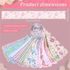 40 ks želé látky na patchwork proužky měkká patchwork látka 2,5 x 20 palců květinové patchwork látkové role na patchwork a šití