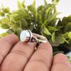 Attractive Milky Opal Handmade Jewelry Ring, 925 Sterling Silver Gemstone Dainty Ring, Gift For Mother