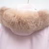 Fleece Fuchshaar Werkzeugparka Jacke Daunenjacke Damenbekleidung Winter Dicke Warme Jacke