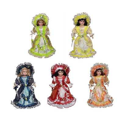 Lovely Triangel Porcelain Doll Ornament For Couples Friend Or Home Enthusiasts Italian Love Tokens Dolls