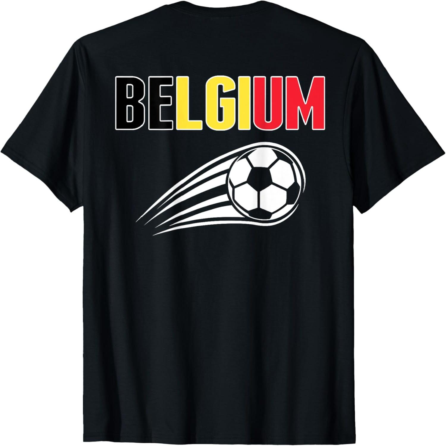 Proud Belgium Soccer Fans Jersey - Support Belgian Football T-Shirt S