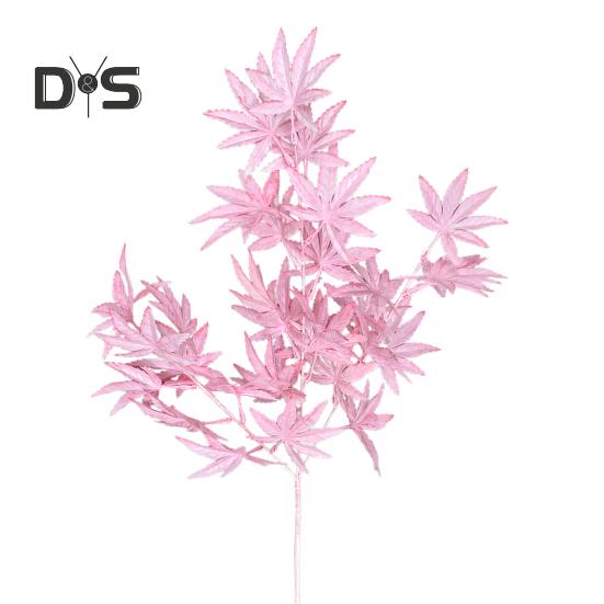Artificial Maple Leaves Branch Flexible Wire Stem Realistic Non-withering No Watering Wedding Photo Props Indoor Outdoor Home Office Garden