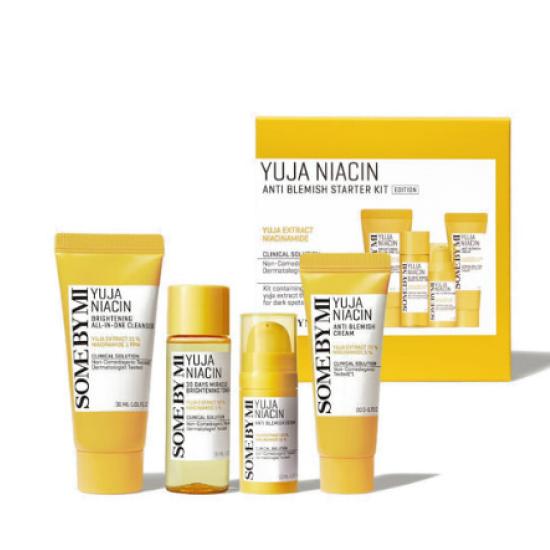 [SOME BY MI] Yuja Niacin Anti-Blemish Starter Kit (30g + 30ml + 10ml + 20g) – 1 Pack
