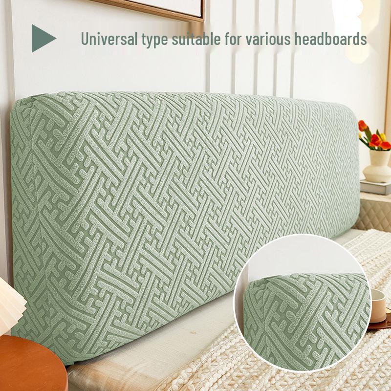 All-Season High-Elastic Jacquard Bed Head Cover – Universal Soft, Dustproof, Irregular Shape Cover-Up