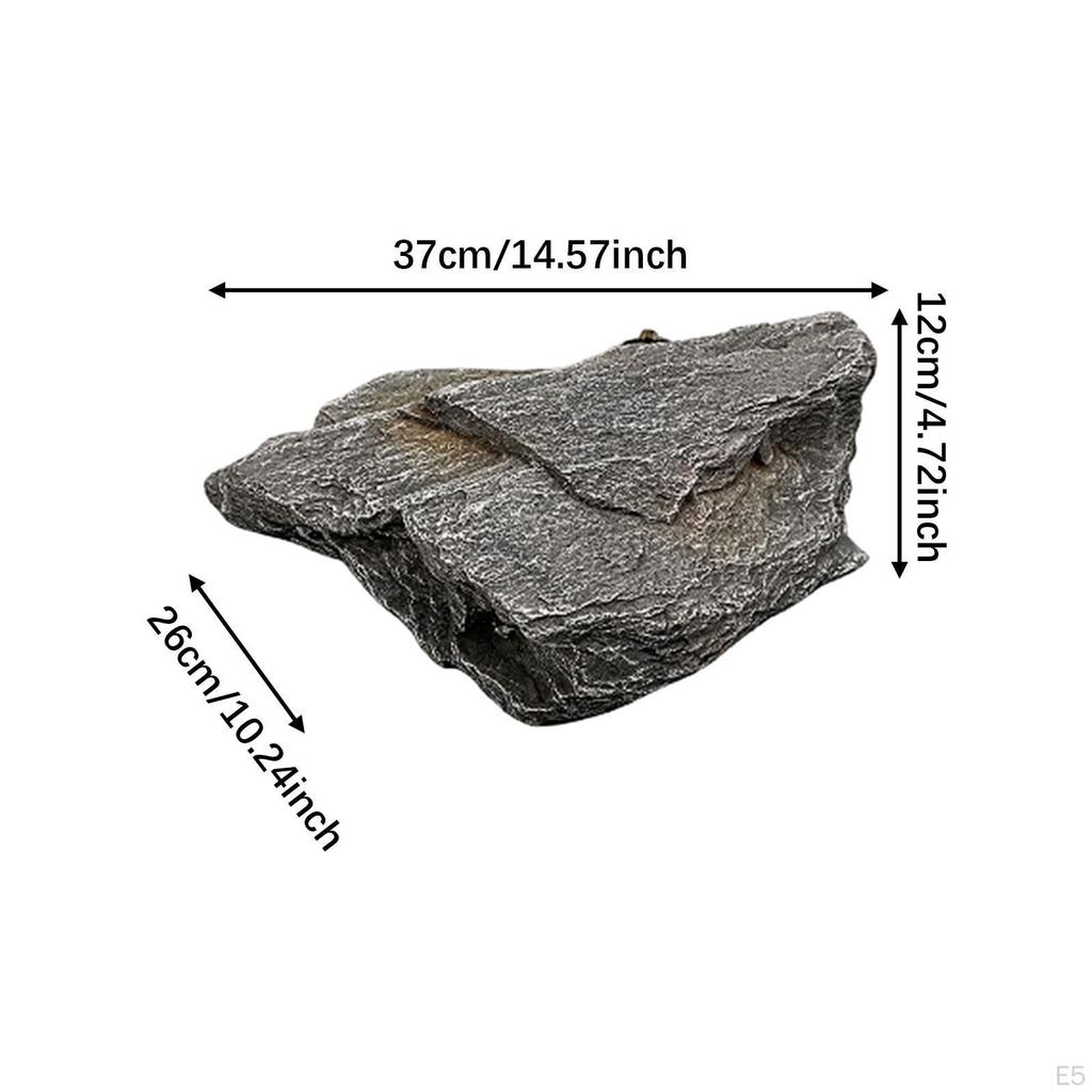 Artificial Rock Natural Texture Versatile Lightweight Pump Cover Sturdy Faux Stone Sculpture