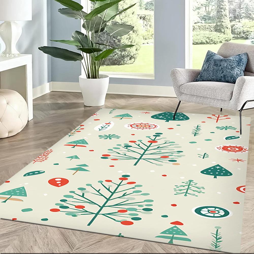 Christmas 350 Floor Mat Suitable for Foyer Dining Room Study room Entryway Antislip Carpet Decorate Offices Perfect Gift for Friends & Family