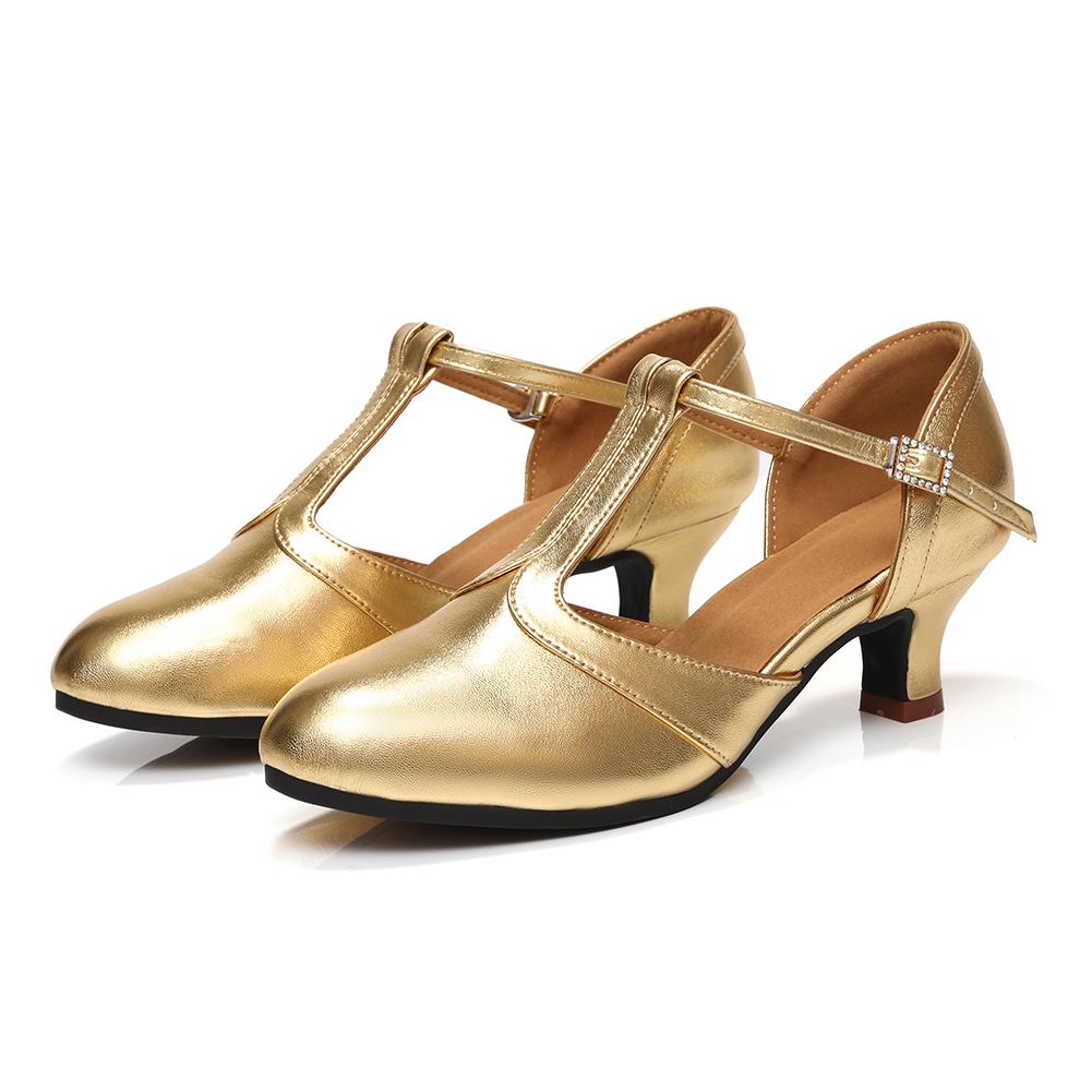 Leather Latin Dance Shoes Women's Adult Soft Sole Tango Standard Dance Shoe Modern Shoes