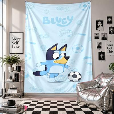 Wall TapestryBluey Art Hanging Cloth Decorative Background Cover for Room Decoration