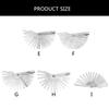 Feelers Gauges Set Stainless Steel Metric and Standard Thickness Gauges Tapered Feelers Gauges Measuring Tool