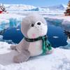 Weihnachts-Seelöwen-Stofftier - Meeresaquarium Stoffpuppe, Perfektes Geschenk für Kinder