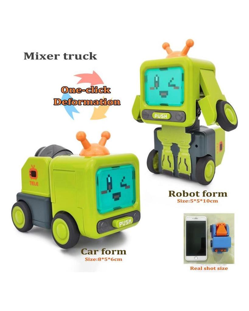 Kreatives Spielzeug Kollisionsverformung Engineering Truck Bildungsspielzeug Geschenk für Kinder