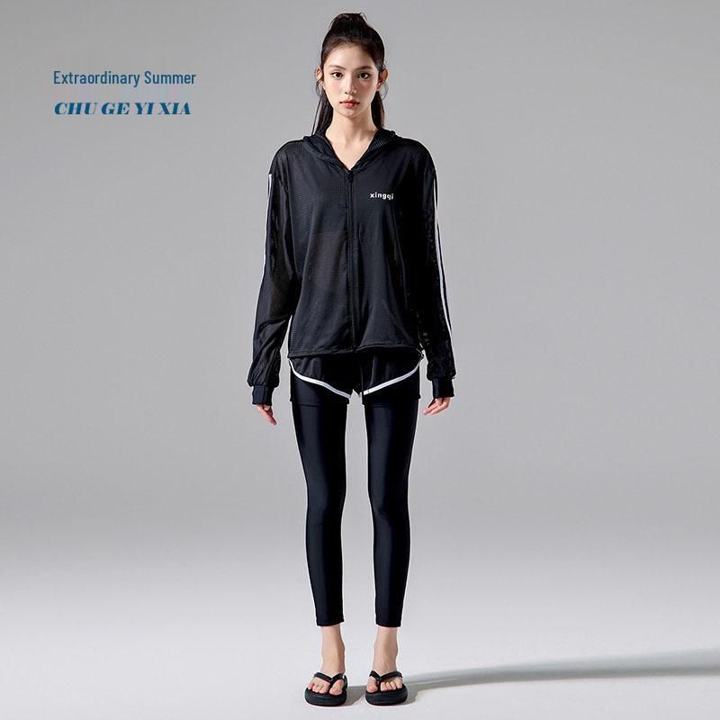

Women s Two-Piece Full-Body Quick-Dry Long Sleeve Diving Suit XL [59-64kg]