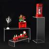 5pcs,Acrylic Transparent Display Rack, Multi-function Storage Rack, Cosmetics, Perfume, Dolls, Jewelry Sorting Rack
