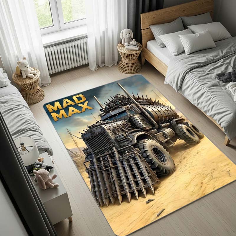 MAD MAX Rug, Music Carpet,Bedroom Rug, Doormat,Living Room Rug, Bedside Carpet, Computer Chair Mat, Christmas Gift.