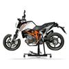 Lève moto centrale - ConStands Power-Evo - Compatible KTM 690 Duke 08-19 - Capacité 300 kg - Léger 17 kg