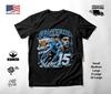 Valverde Uruguay Number 15 Soccer T-Shirt Black Unisex S-2XL
