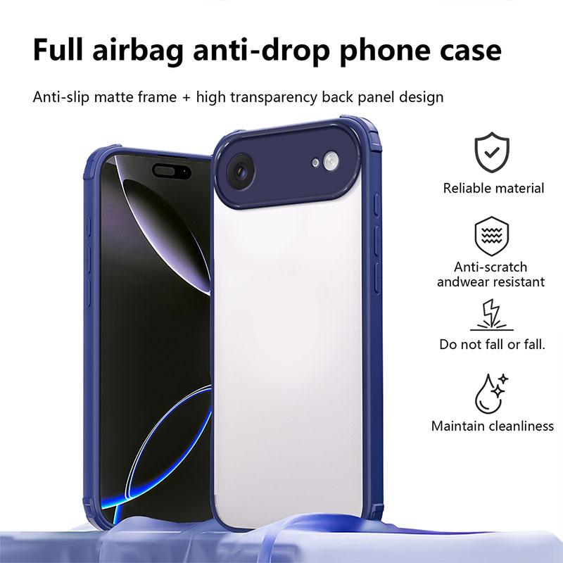 Shockproof Case For Iphone 17 Air Hard Back Cover For Iphone 17 AIR TPU + PC Bumper Protective Clear Capa Iphone17air Coque